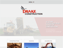 Tablet Screenshot of drakeconstruction.net